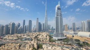 Chic 2 Bed w Fountain & Burj Khalifa View